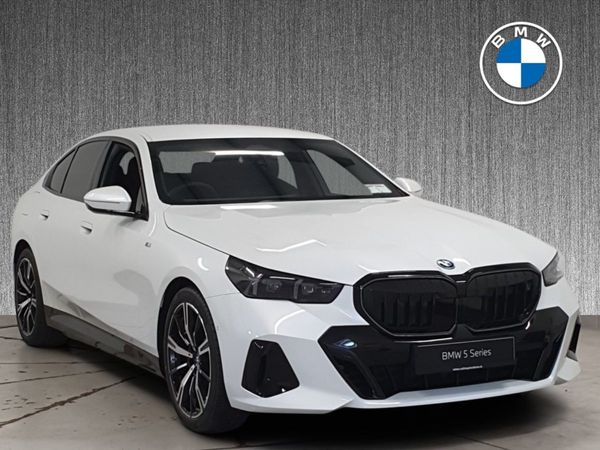 BMW 5-Series Saloon, Hybrid, 2025, White