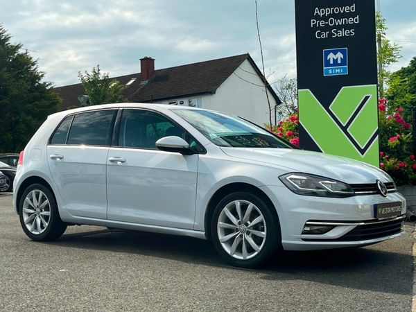 Volkswagen Golf Hatchback, Petrol, 2018, White