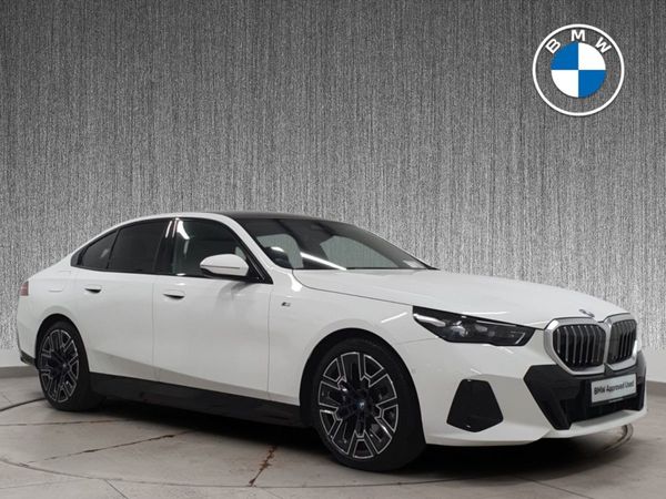 BMW 5-Series Saloon, Petrol Plug-in Hybrid, 2024, White