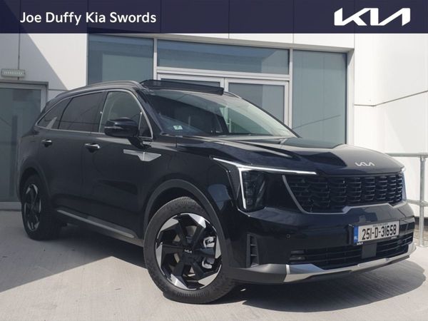 Kia Sorento SUV, Petrol Plug-in Hybrid, 2025, Black