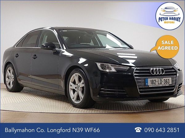 Audi A4 Saloon, Diesel, 2018, Black
