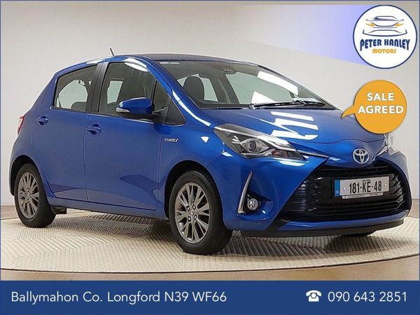 Toyota Yaris MPV, Petrol Hybrid, 2018, Blue