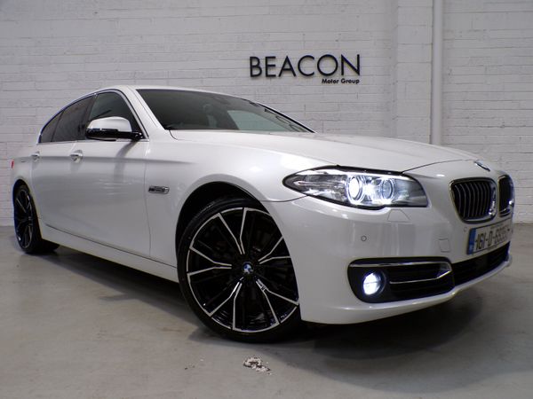 BMW 5-Series Saloon, Diesel, 2016, White