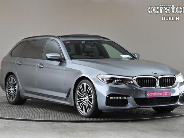 BMW 5-Series Estate, Diesel, 2018, Blue