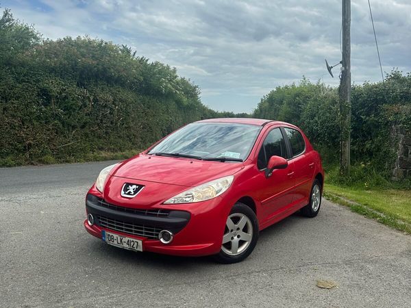 Peugeot 207 Hatchback, Petrol, 2008, Red