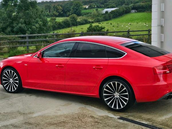 Audi A5 Hatchback, Diesel, 2013, Red
