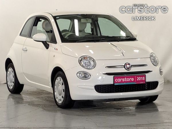 Fiat 500 Hatchback, Petrol, 2018, White