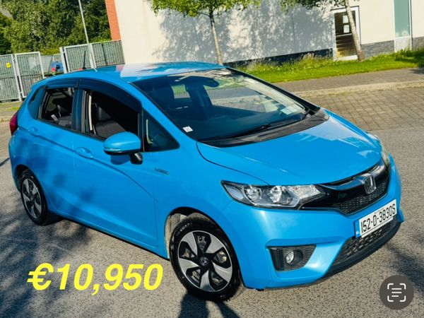 Honda Fit Hatchback, Petrol Hybrid, 2015, Blue