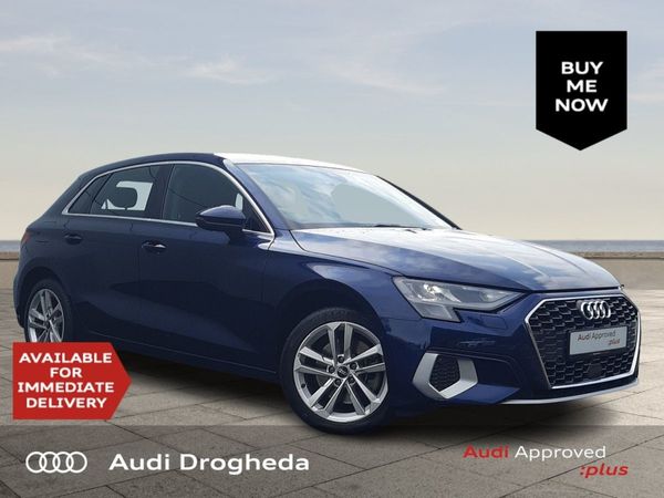 Audi A3 Hatchback, Petrol Plug-in Hybrid, 2021, Blue