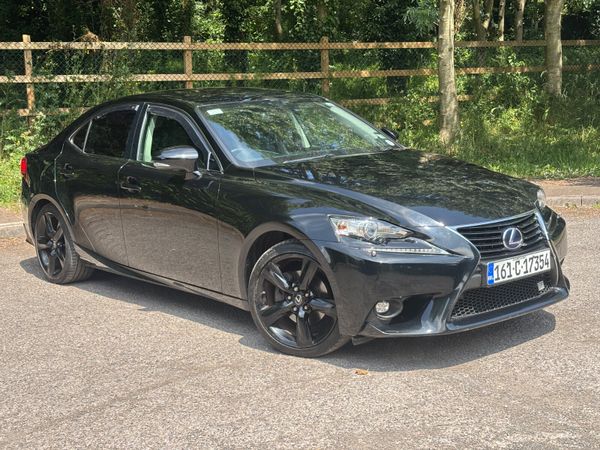 Lexus IS Saloon, Petrol Hybrid, 2016, Black
