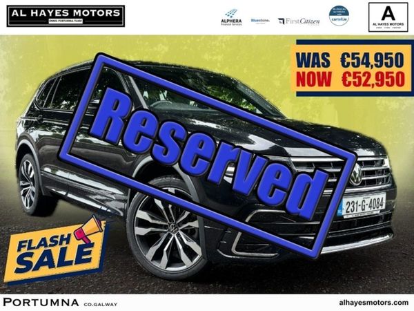 Volkswagen Tiguan Allspace SUV, Diesel, 2023, Black