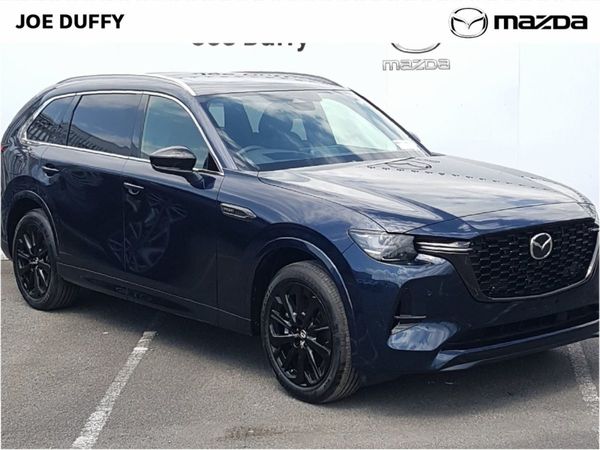 Mazda CX-80 SUV, Petrol Plug-in Hybrid, 2025, Blue
