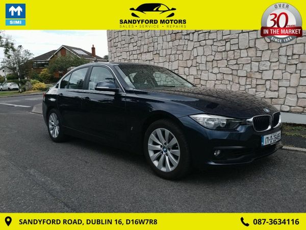 BMW 3-Series Saloon, Petrol Plug-in Hybrid, 2017, Blue