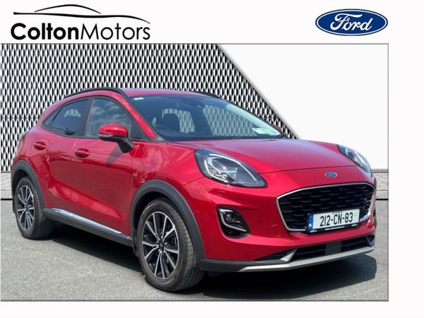 Ford Puma Crossover, Petrol Hybrid, 2021, Red