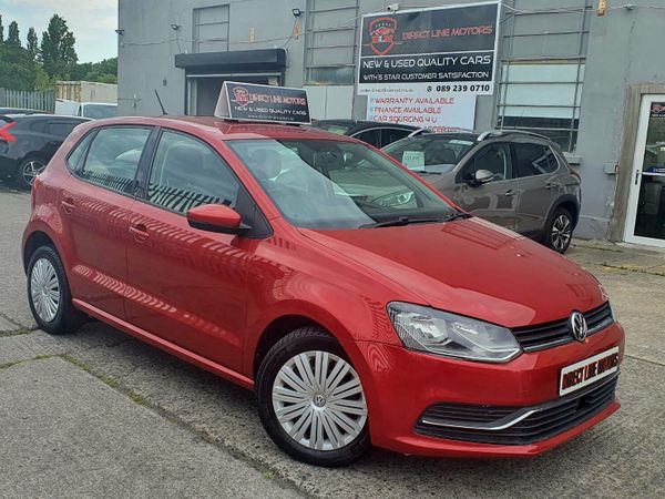 Volkswagen Polo Hatchback, Petrol, 2015, Red