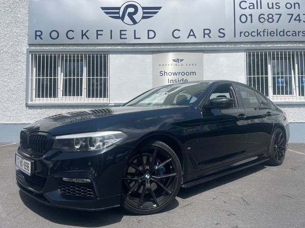 BMW 5-Series Saloon, Petrol Plug-in Hybrid, 2017, Black