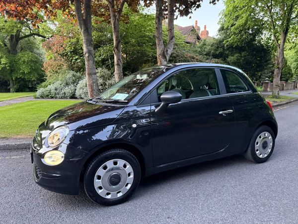 Fiat 500 Hatchback, Petrol, 2016, Black