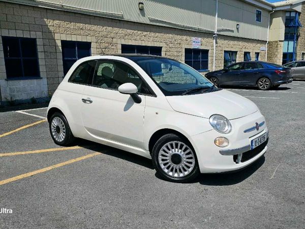 Fiat 500 Hatchback, Petrol, 2010, White