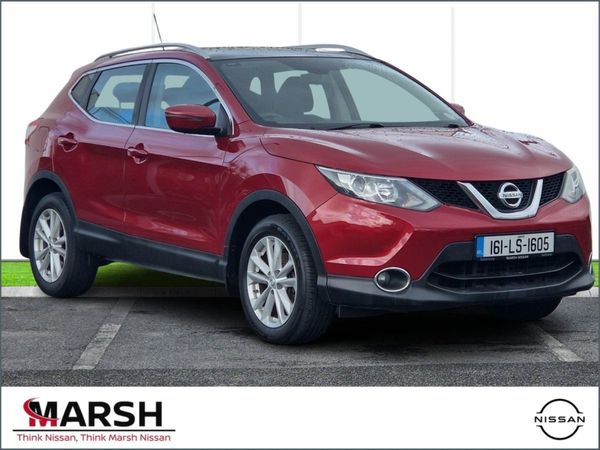 Nissan Qashqai Hatchback, Diesel, 2016, Red