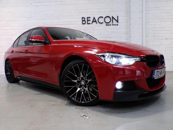 BMW 3-Series Saloon, Petrol Plug-in Hybrid, 2017, Red