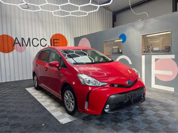 Toyota Prius MPV, Petrol Hybrid, 2016, Red