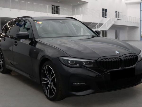 BMW 3-Series Estate, Petrol Hybrid, 2021, Black