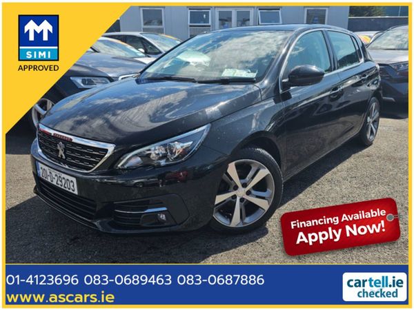 Peugeot 308 Hatchback, Diesel, 2020, Black