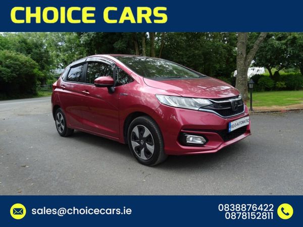 Honda Fit Hatchback, Hybrid, 2018, Burgundy