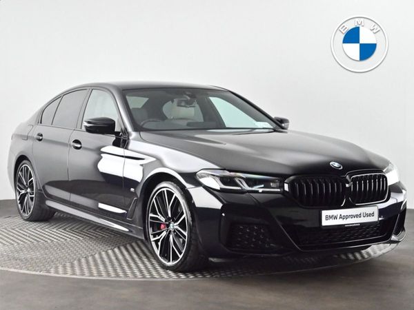 BMW 5-Series Saloon, Diesel Hybrid, 2023, Black