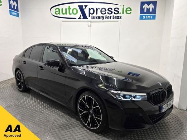 BMW 5-Series Saloon, Hybrid, 2020, Black