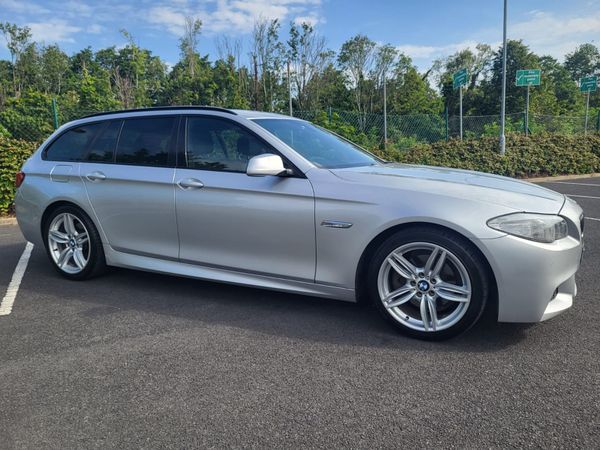 BMW 5-Series Estate, Diesel, 2013, Silver