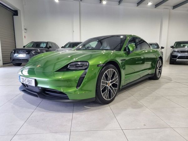 Porsche Taycan Hatchback, Electric, 2023, Green