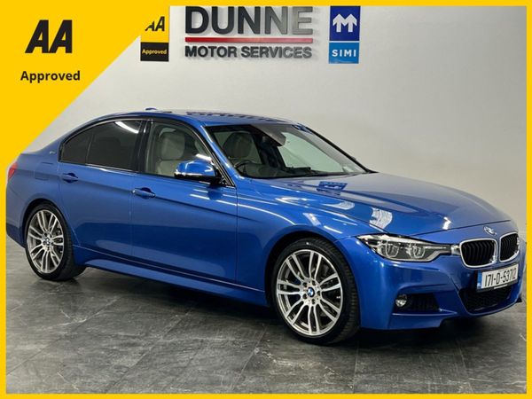 BMW 3-Series Saloon, Petrol Plug-in Hybrid, 2017, Blue