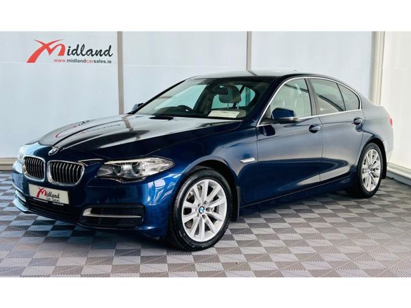BMW 5-Series Saloon, Diesel, 2016, Blue