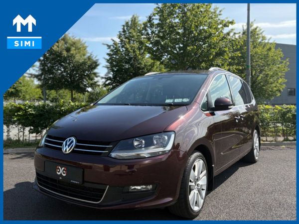 Volkswagen Sharan MPV, Diesel, 2017, Red