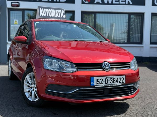 Volkswagen Polo Hatchback, Petrol, 2015, Red
