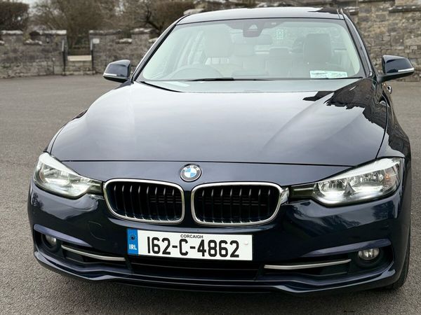 BMW 3-Series Saloon, Petrol Plug-in Hybrid, 2016, Blue
