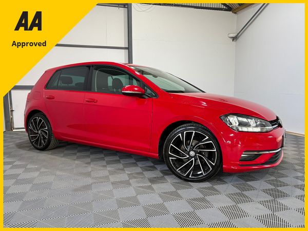 Volkswagen Golf Hatchback, Petrol, 2018, Red