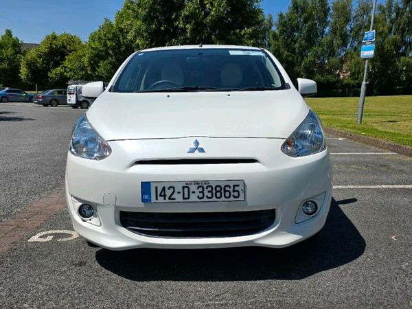 Mitsubishi Mirage Hatchback, Petrol, 2014, White