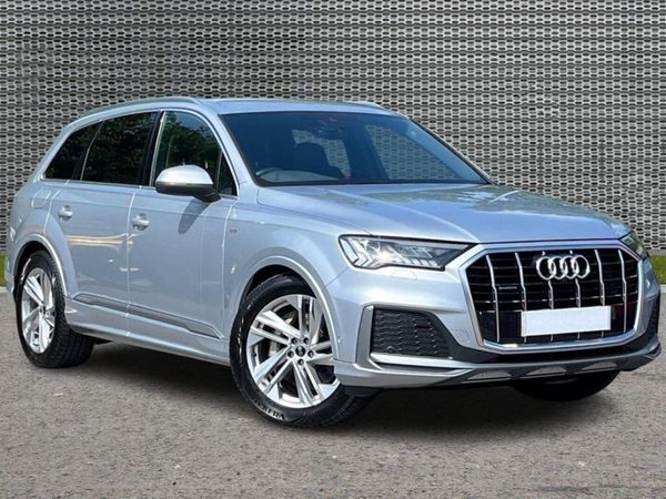 Audi Q7 SUV, Petrol Plug-in Hybrid, 2020, Silver