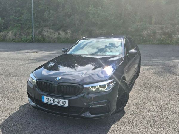 BMW 5-Series Saloon, Diesel, 2018, Black