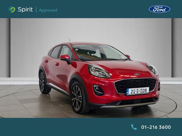 Ford Puma MPV, Petrol Hybrid, 2021, Red