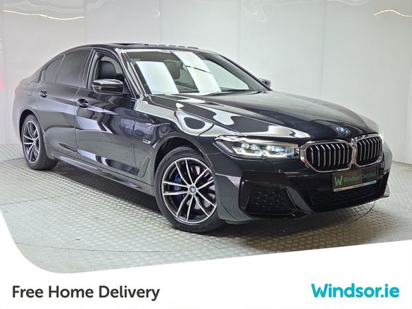 BMW 5-Series Saloon, Petrol Plug-in Hybrid, 2023, Black