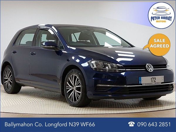 Volkswagen Golf Hatchback, Diesel, 2017, Blue