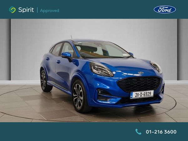 Ford Puma MPV, Petrol Hybrid, 2021, Blue
