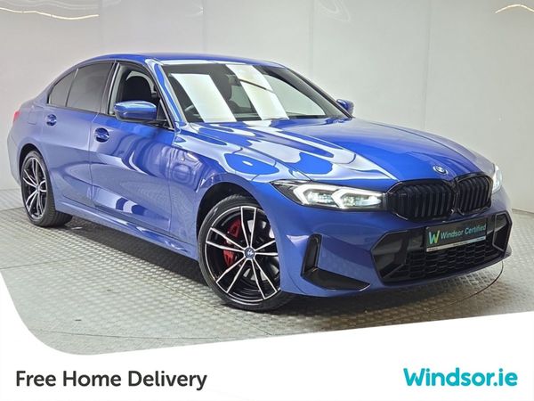 BMW 3-Series Saloon, Petrol Plug-in Hybrid, 2024, Blue