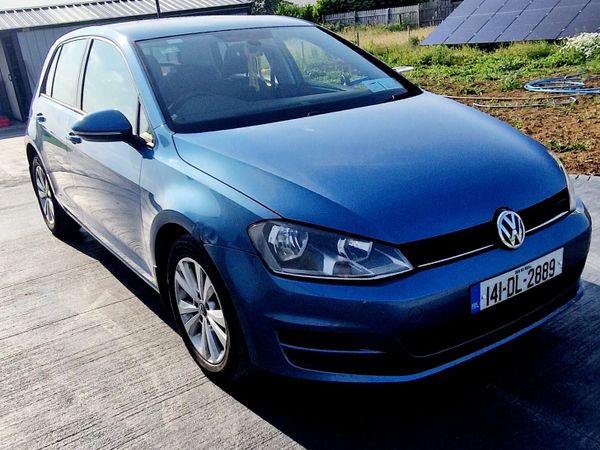 Volkswagen Golf Hatchback, Diesel, 2014, Blue