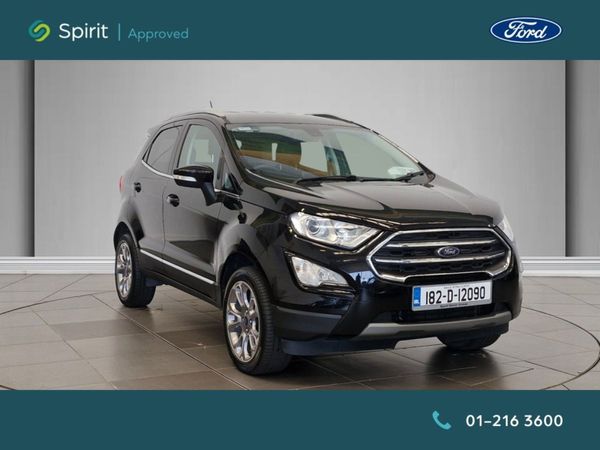 Ford EcoSport SUV, Petrol, 2018, Black