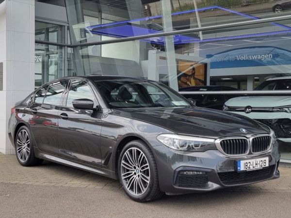 BMW 5-Series Saloon, Petrol Plug-in Hybrid, 2018, Grey