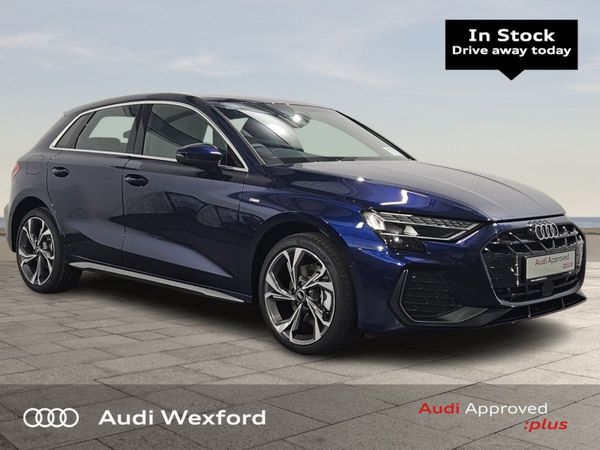 Audi A3 Hatchback, Petrol Plug-in Hybrid, 2025, Blue
